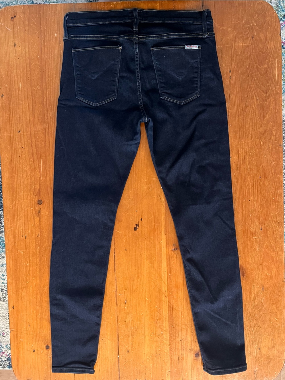 Hudson Nico Super Skinny Midrise Dark Indigo Jeans - Picture 2 of 8